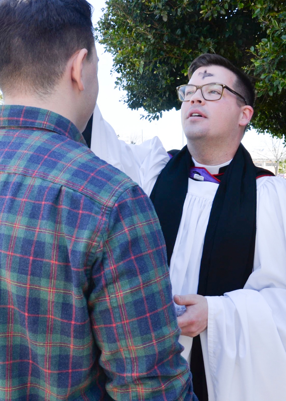 NSA Souda Bay Chaplain Conducts Ash Wednesday Ceremony