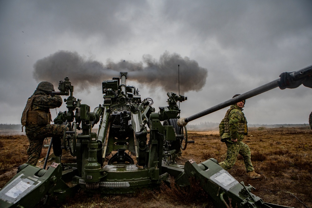 DVIDS - Images - Marines Fire M777 Howitzers in Latvia During Exercise ...