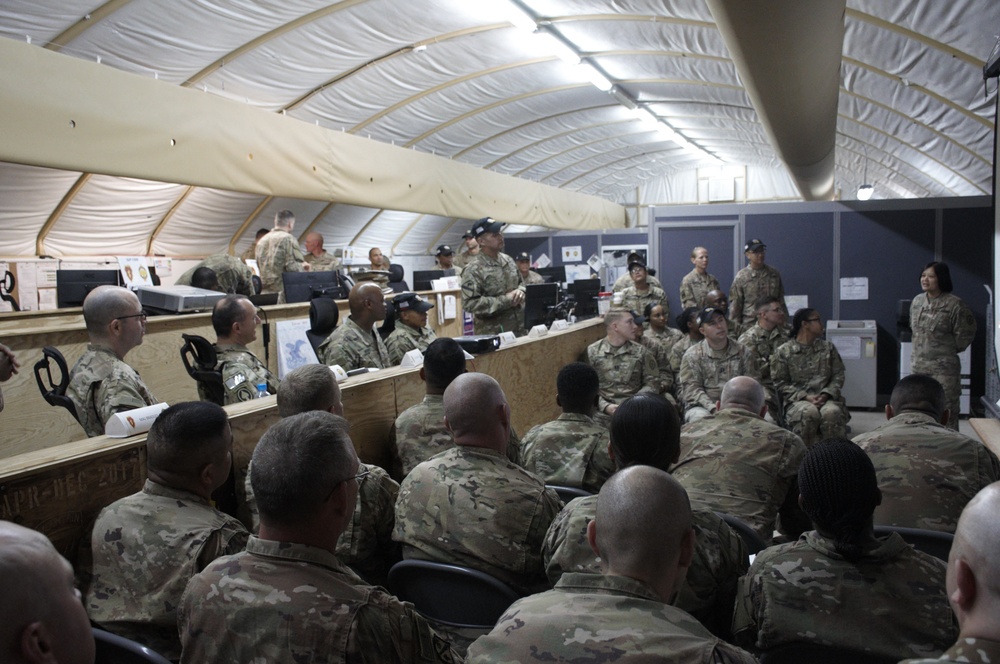 Col. Leveque Visit