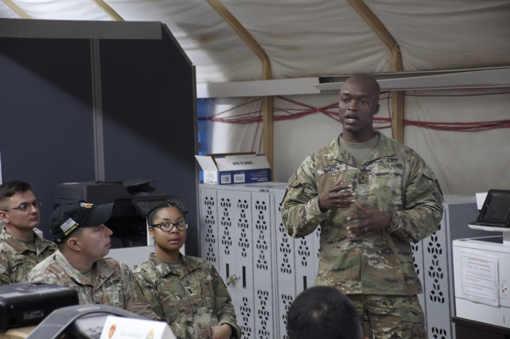 Col. Leveque Visit