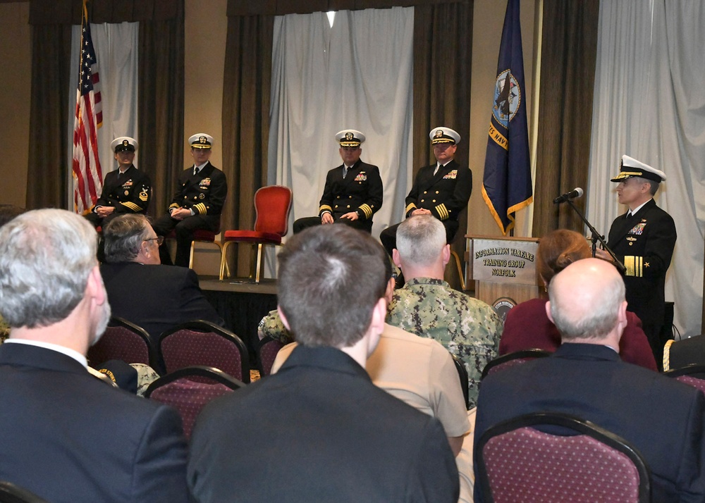 Naval Information Warfare Training Group Norfolk Change of Command