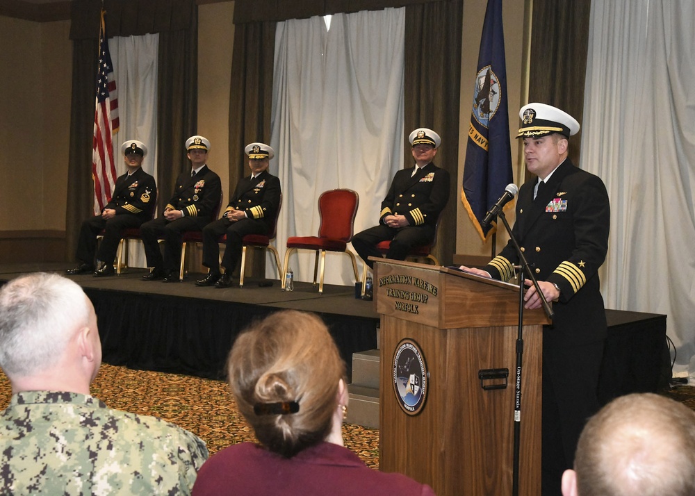 Naval Information Warfare Training Group Norfolk Change of Command