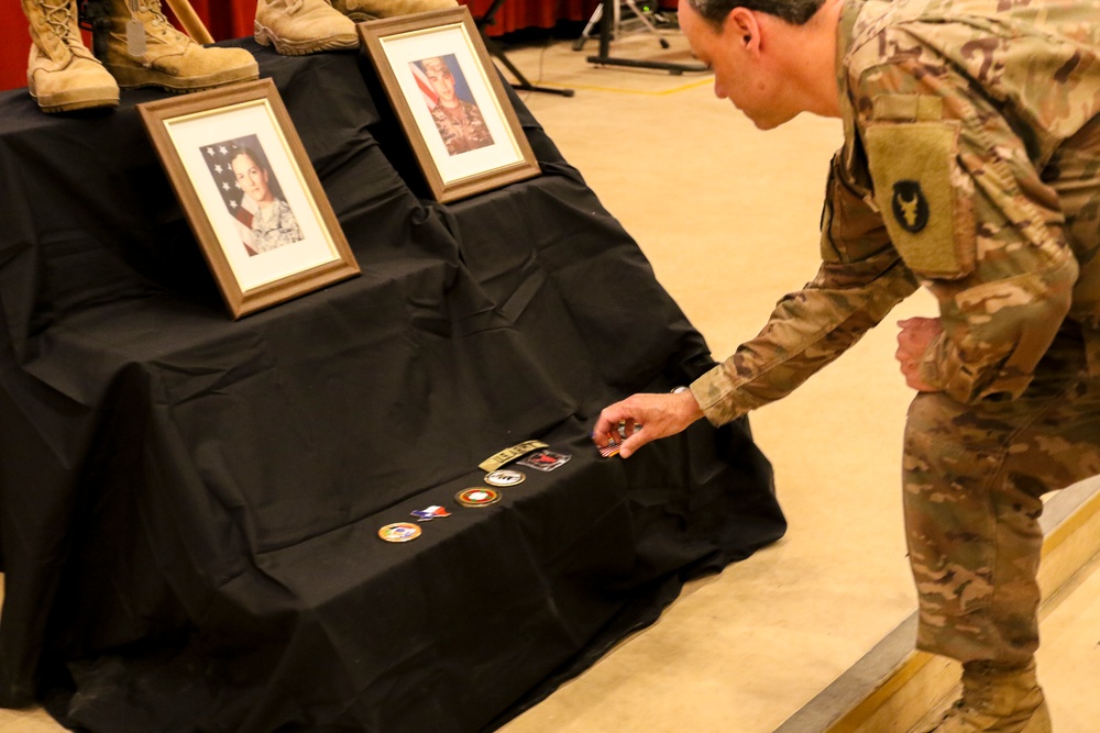 USARCENT Honors Two Soldiers In Memorial Ceremony