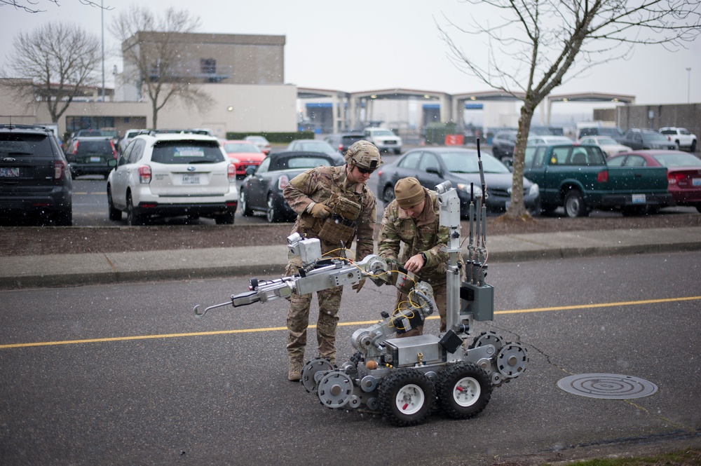 EOD conducts training on base