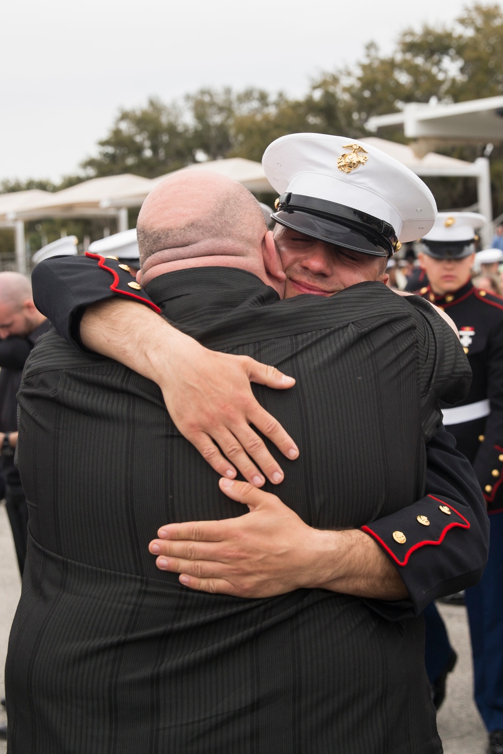 Cancer survivor graduates Marine Corps recruit training