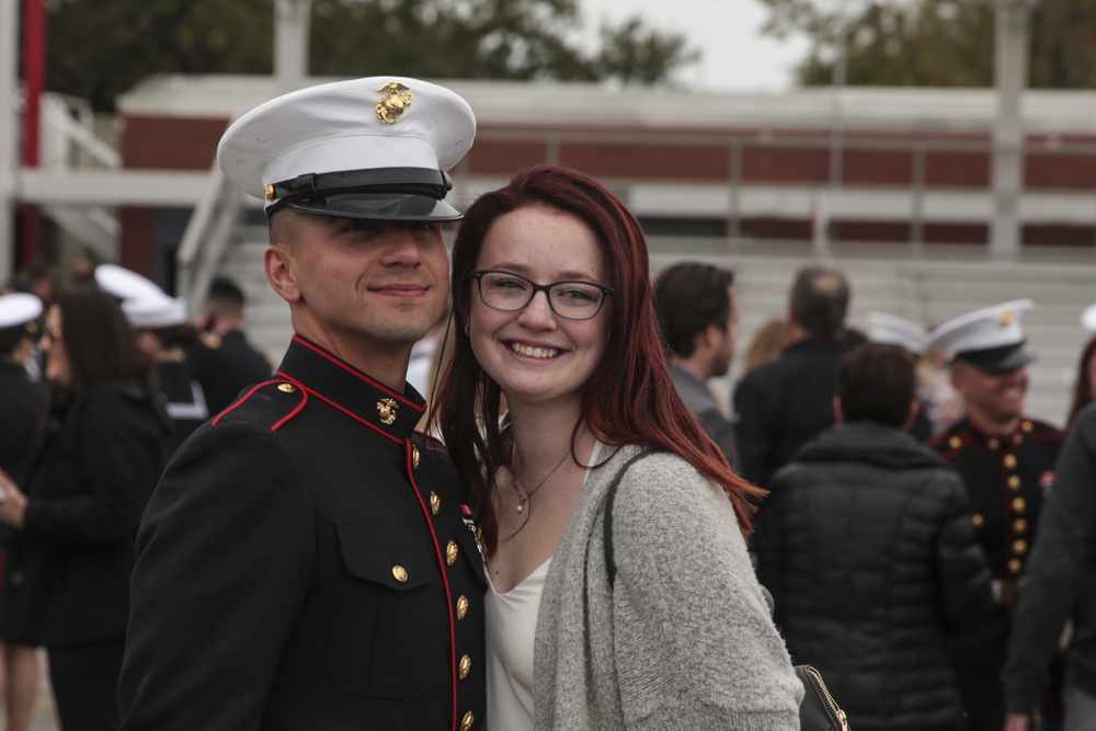 Cancer survivor graduates Marine Corps recruit training