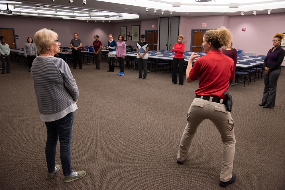 NIWC Atlantic Employees Learn Self Defense