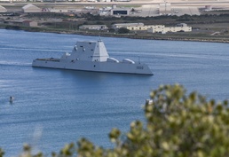 Zumwalt Departs on First Operational Underway