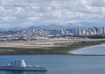 Zumwalt Departs on First Operational Underway