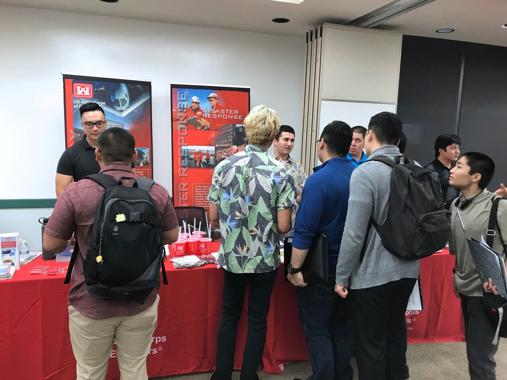 District DA Interns Showcase USACE STEM Jobs, Career Advice at University of Hawaii-Manoa Career Fair