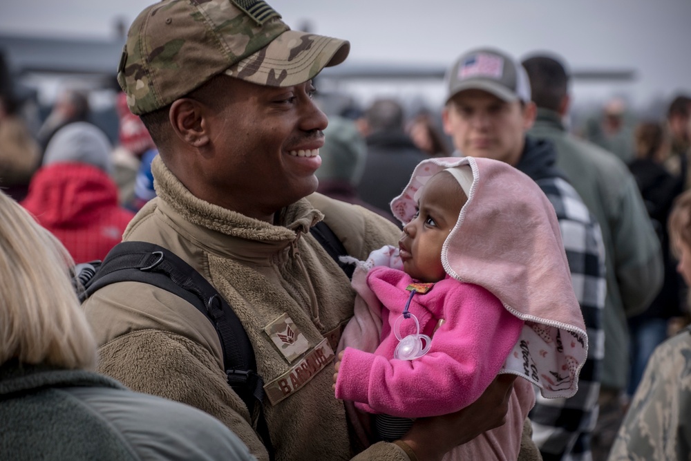 179th Airlift Wing members return from deployment