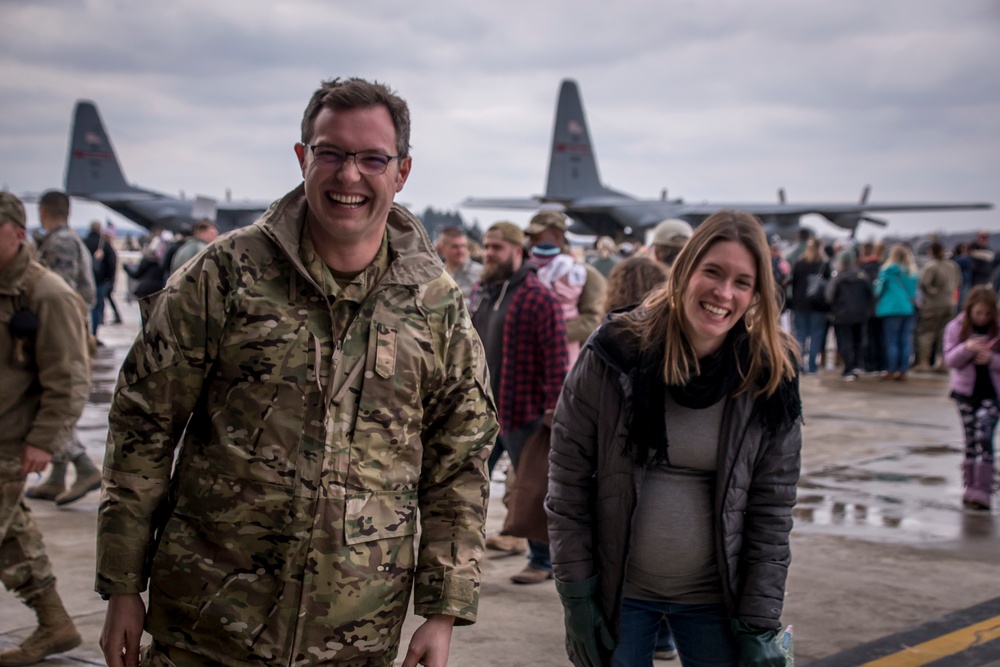 179th Airlift Wing members return from deployment