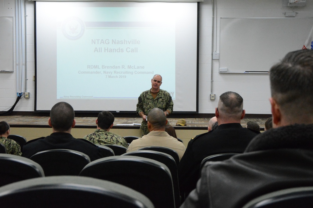 Commander, Navy Recruiting Command Visits Nashville