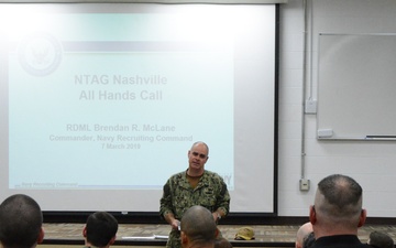 Commander, Navy Recruiting Command Visits Nashville