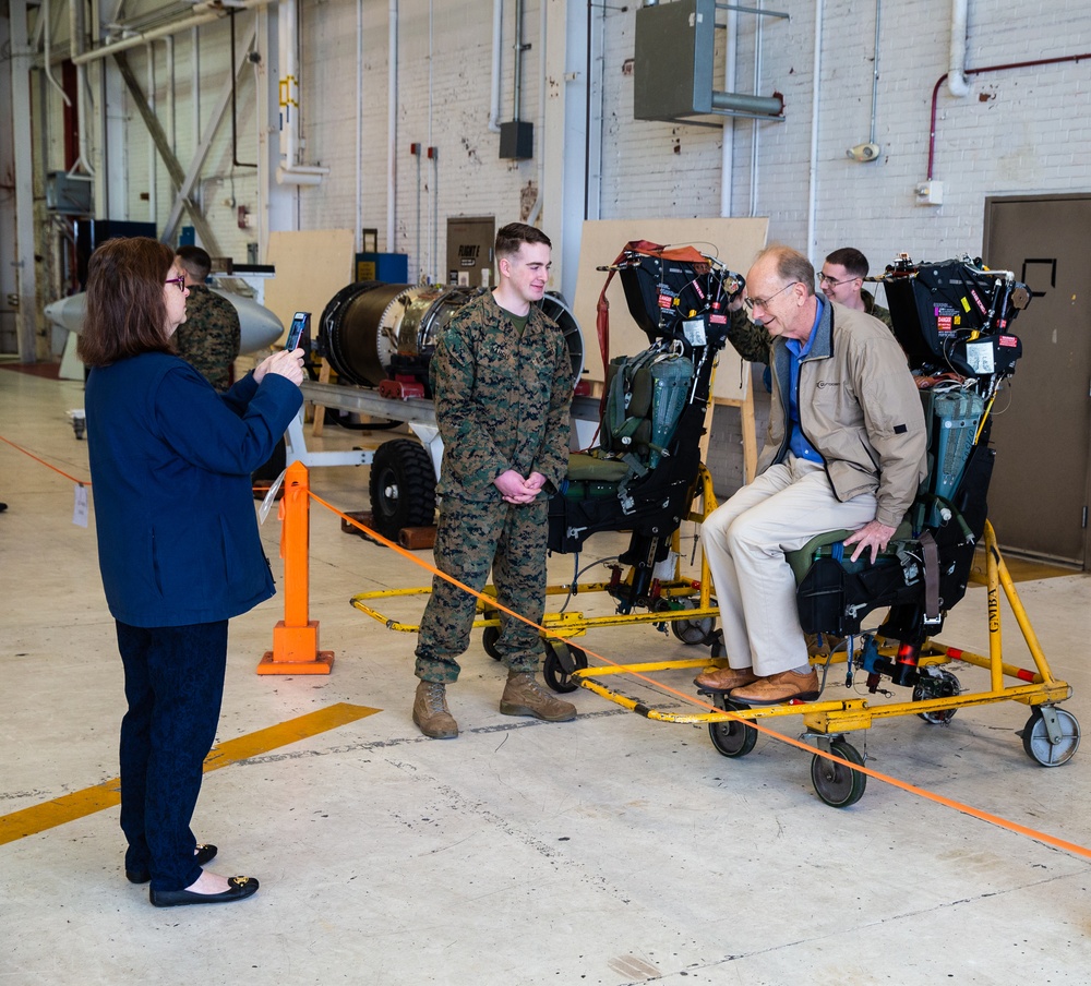 VMAQ-2 Sundown Ceremony