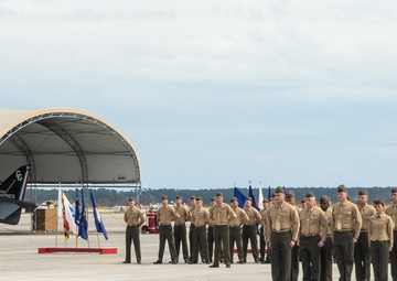 VMAQ-2 Sundown Ceremony