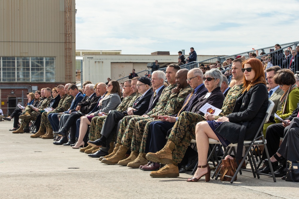 VMAQ-2 Sundown Ceremony