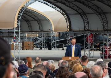 VMAQ-2 Sundown Ceremony