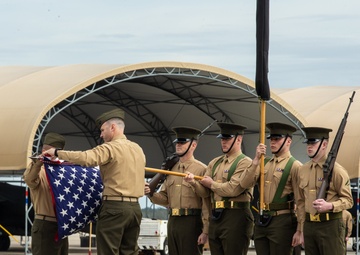VMAQ-2 Sundown Ceremony