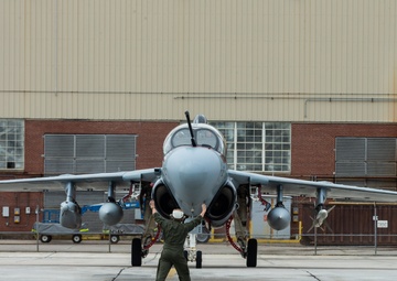 VMAQ-2 Sundown Ceremony