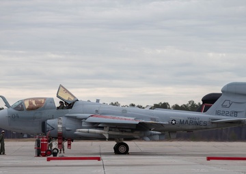 VMAQ-2 Sundown Ceremony