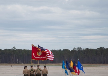 VMAQ-2 Sundown Ceremony