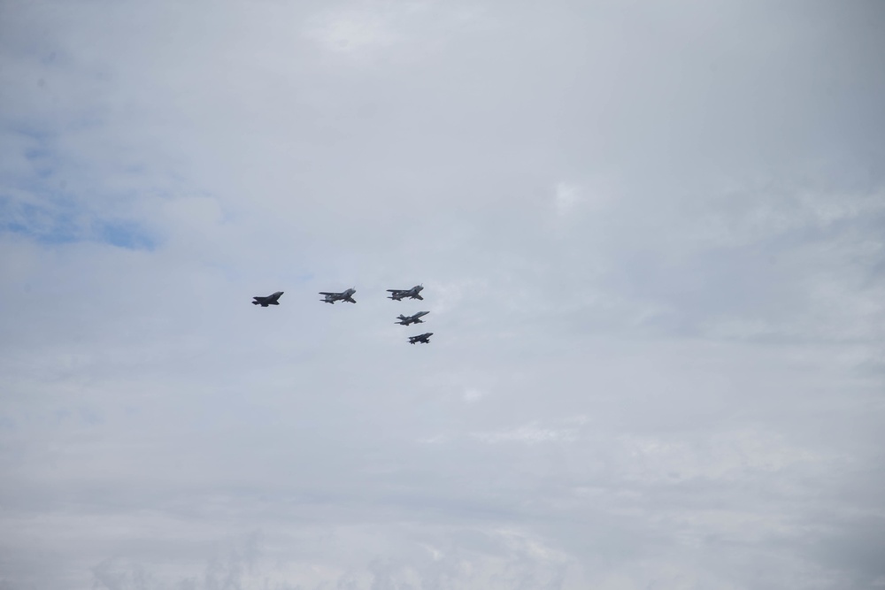 VMAQ-2 Sundown Ceremony