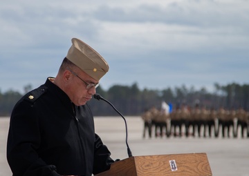 VMAQ-2 Sundown Ceremony
