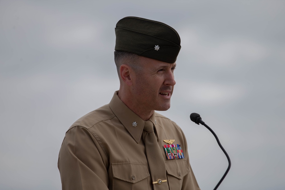 VMAQ-2 Sundown Ceremony