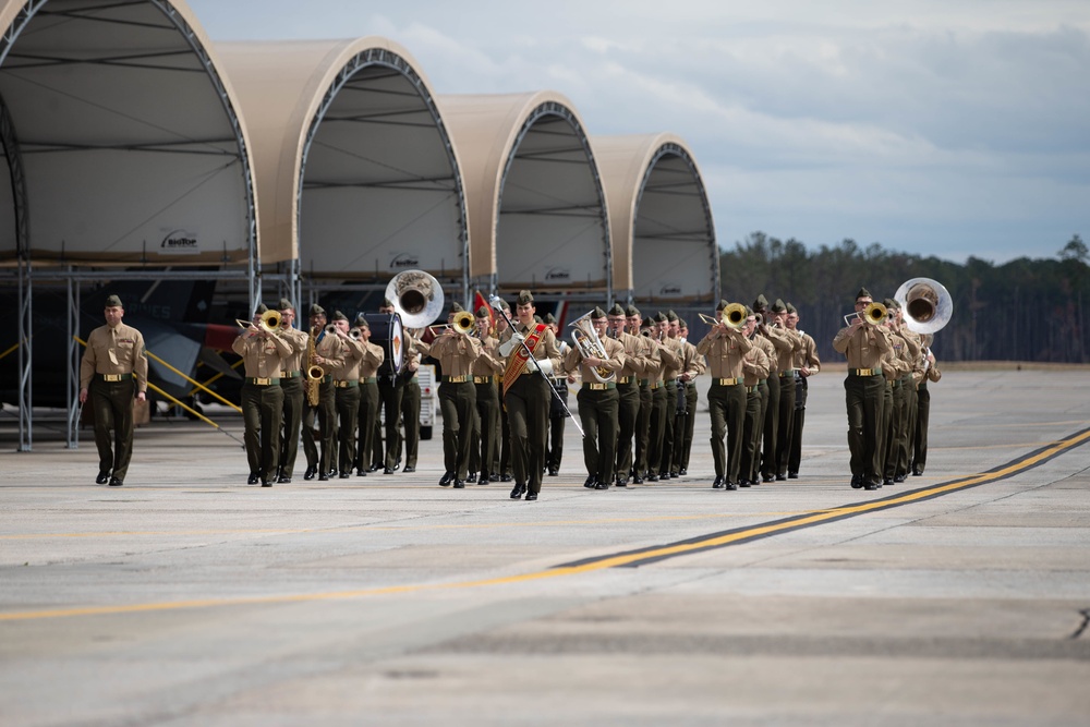 VMAQ-2 Sundown Ceremony