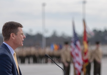 VMAQ-2 Sundown Ceremony