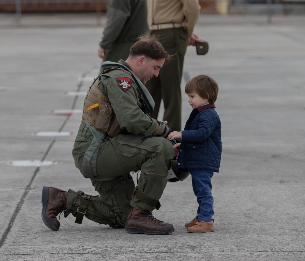 VMAQ-2 Sundown Ceremony