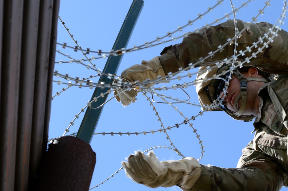 595th Sappers on the border