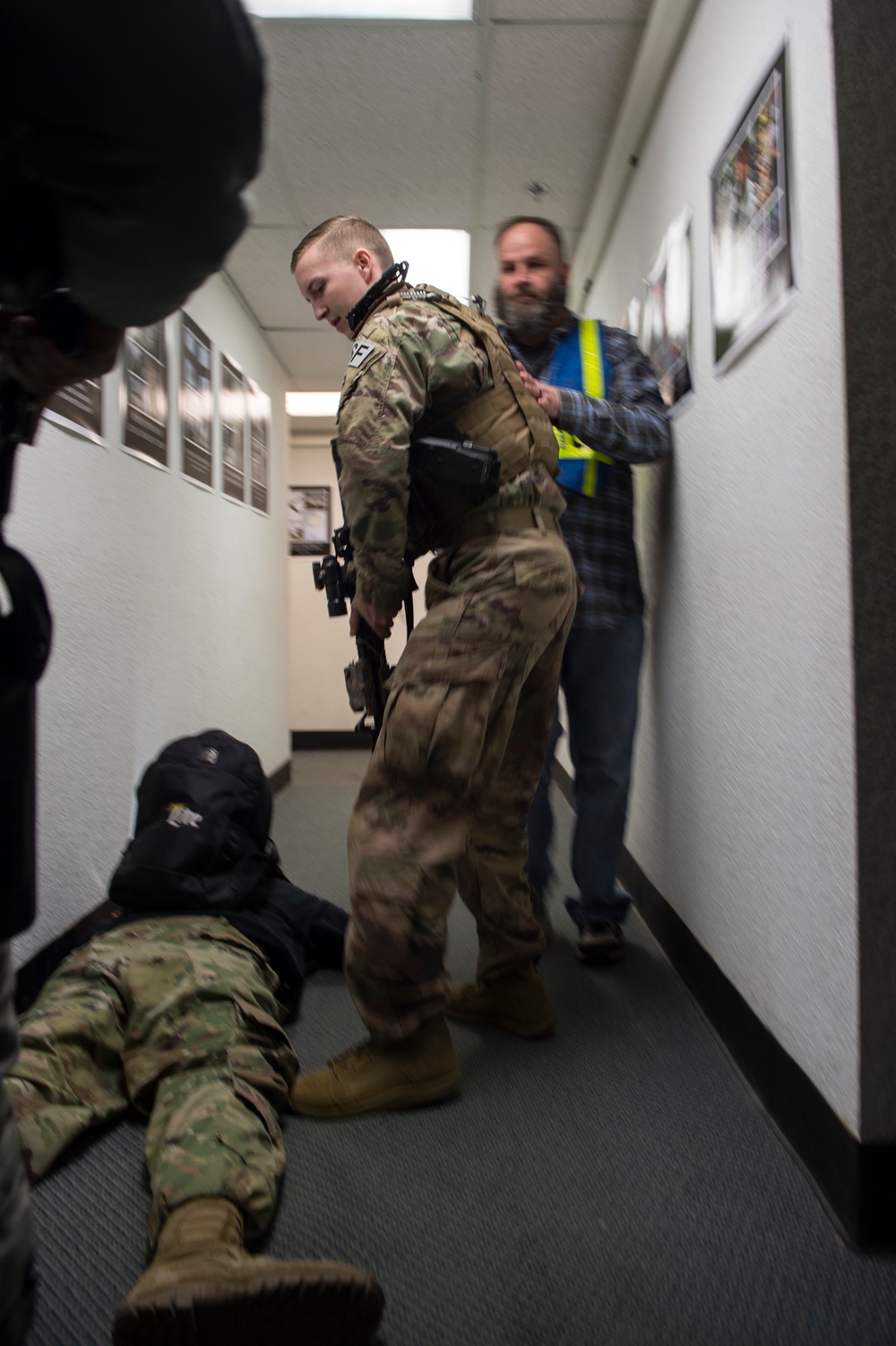 JBER defenders respond to a simulated active shooter