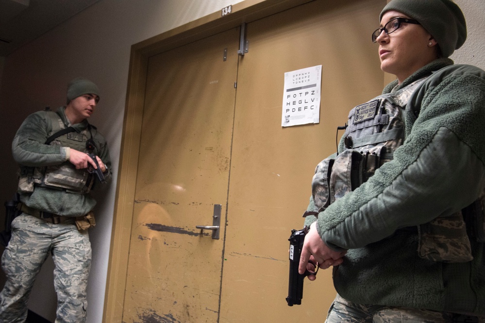 JBER defenders respond to a simulated active shooter