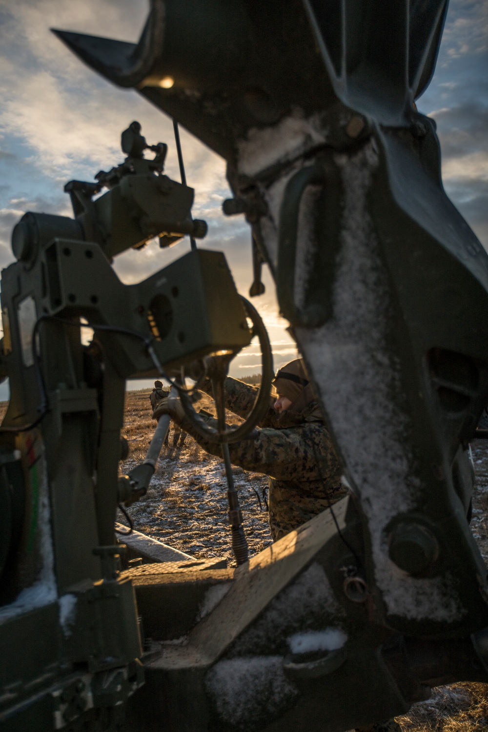 Hotel Battery, 3rd Battalion, 14th Marines rain steel overseas