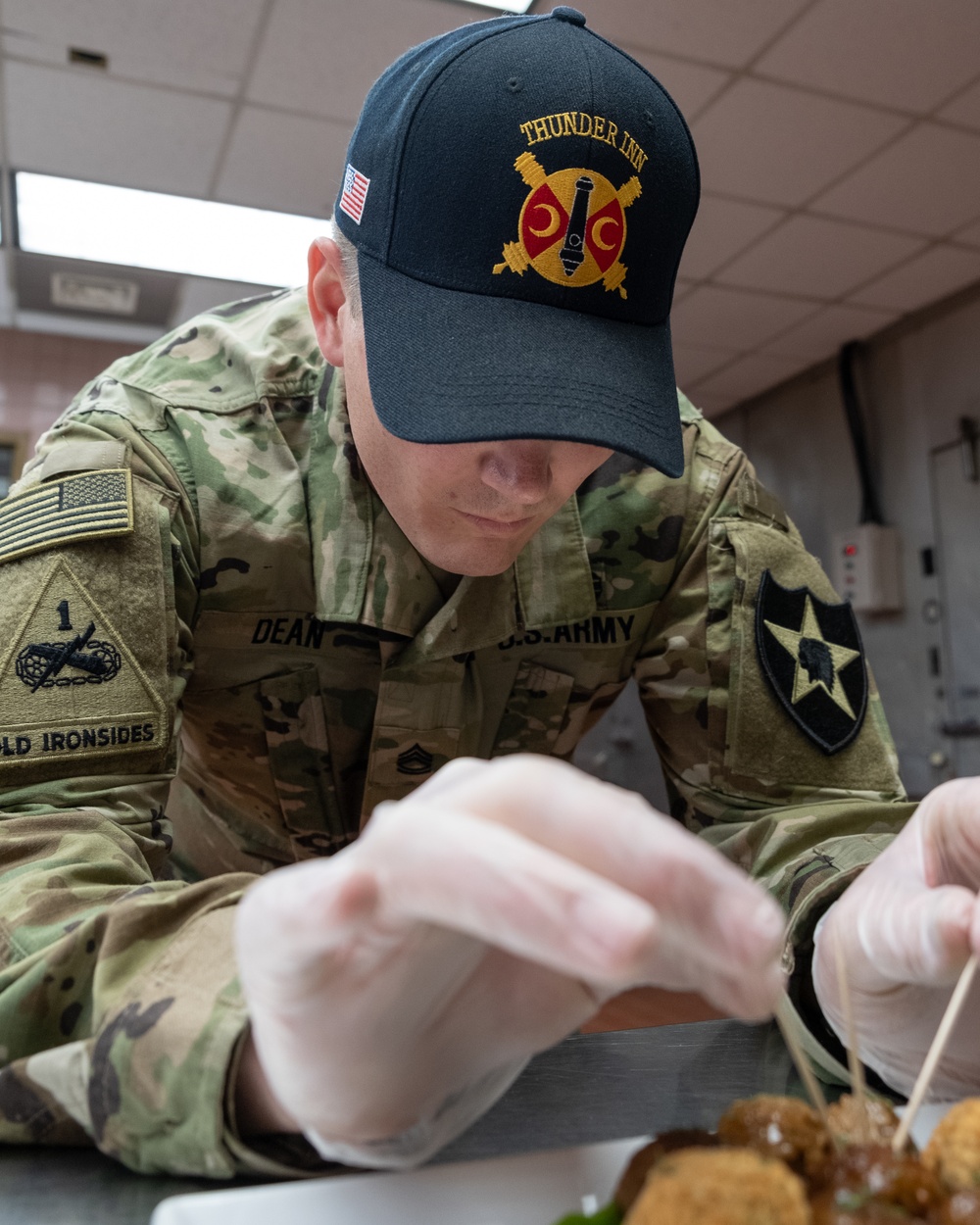 Culinary Specialist Demonstrates Skills at Best DFAC in 2ID