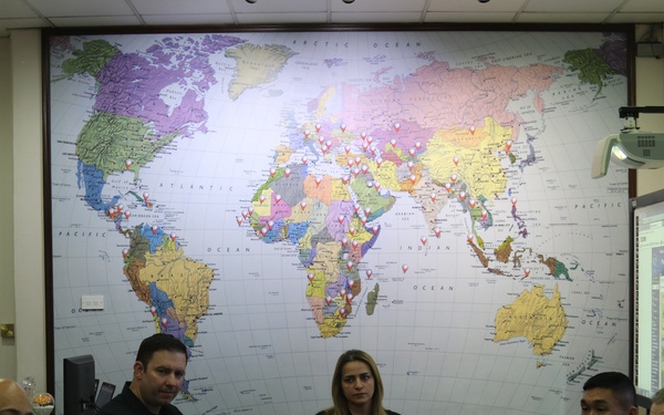 Task Force Spartan Civil Affairs at Kuwait Red Crescent Society