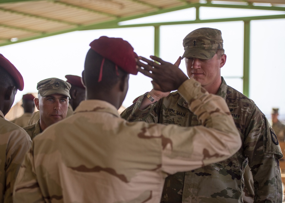 Djiboutian Rapid Intervention Battalion soldiers graduate NCO course