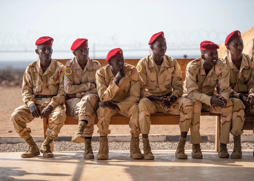 Djiboutian Rapid Intervention Battalion soldiers graduate NCO course