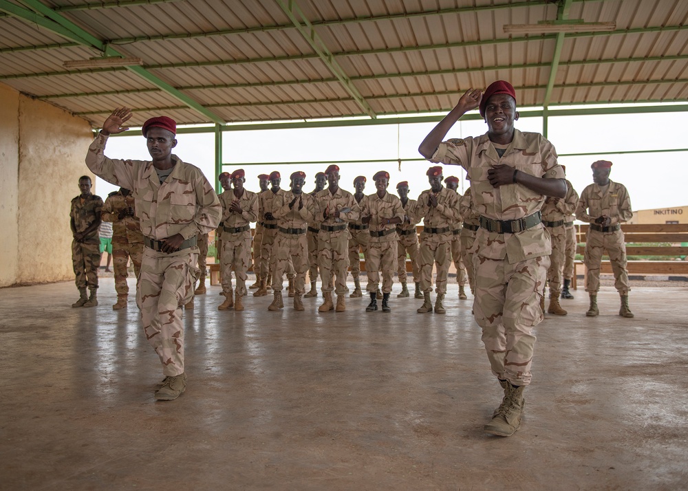 Djiboutian Rapid Intervention Battalion soldiers graduate NCO course