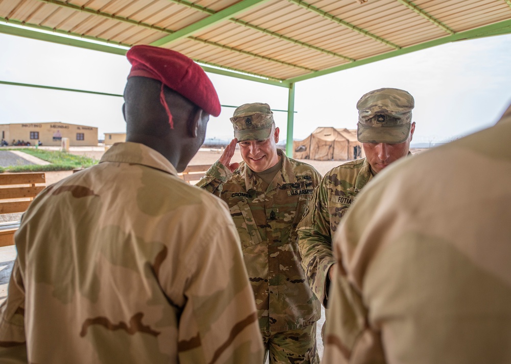 Djiboutian Rapid Intervention Battalion soldiers graduate NCO course