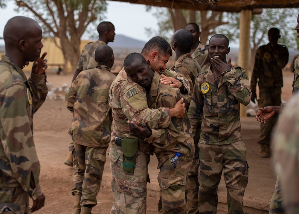 Djiboutian Rapid Intervention Battalion soldiers graduate infantry skills course