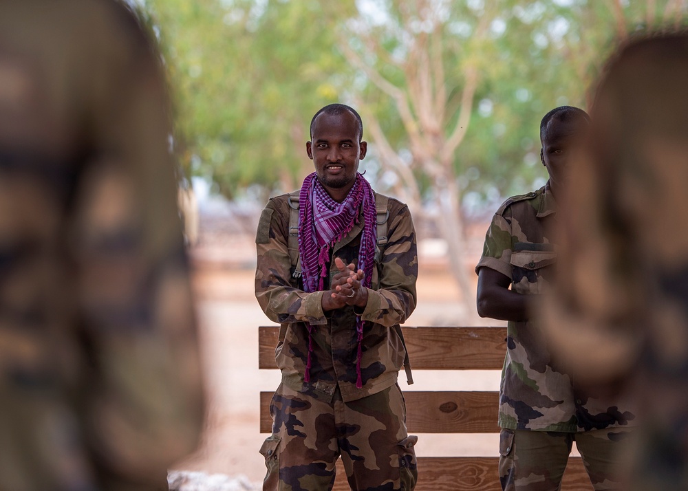 Djiboutian Rapid Intervention Battalion soldiers graduate infantry skills course