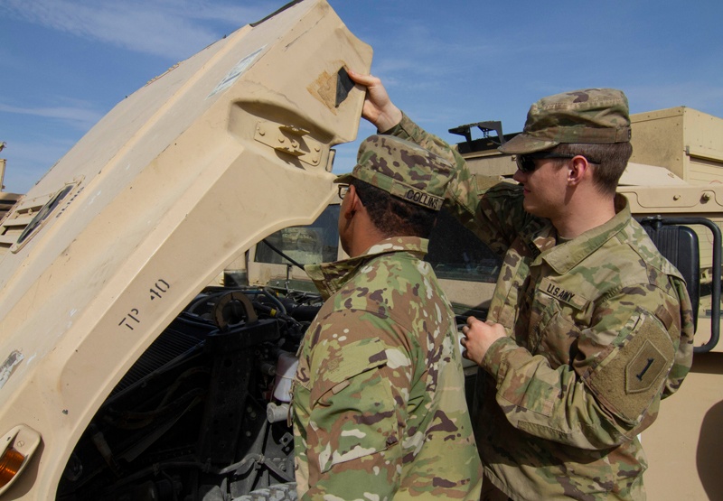Soldiers conduct drivers training