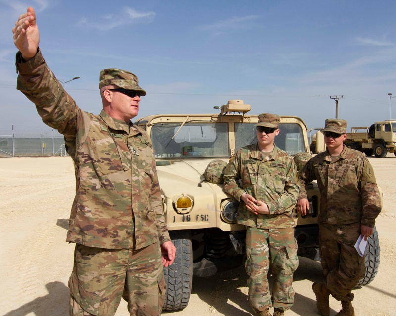 Soldiers conduct drivers training