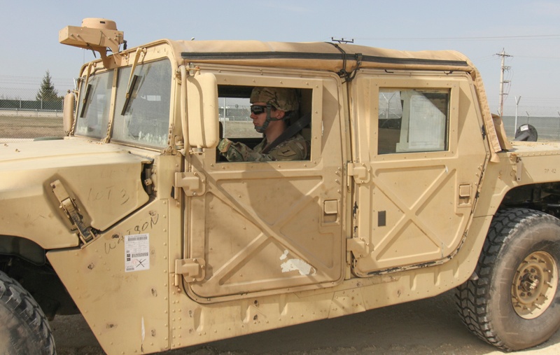 Soldiers conduct drivers training