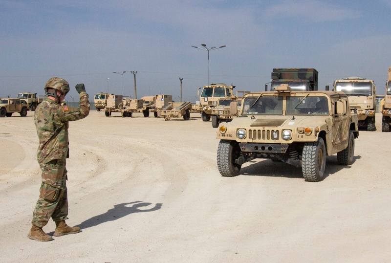 Soldiers conduct drivers training