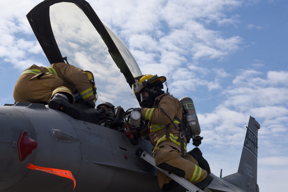 169th Fighter Wing Pilot Extraction Exercise