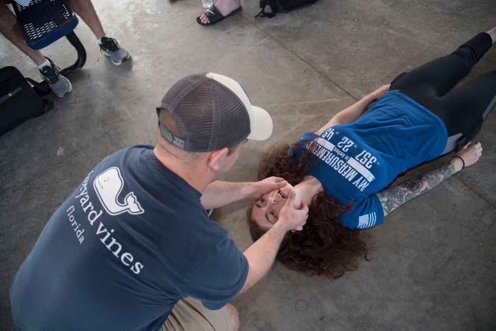 141st Air Refueling Squadron jumps into survival training